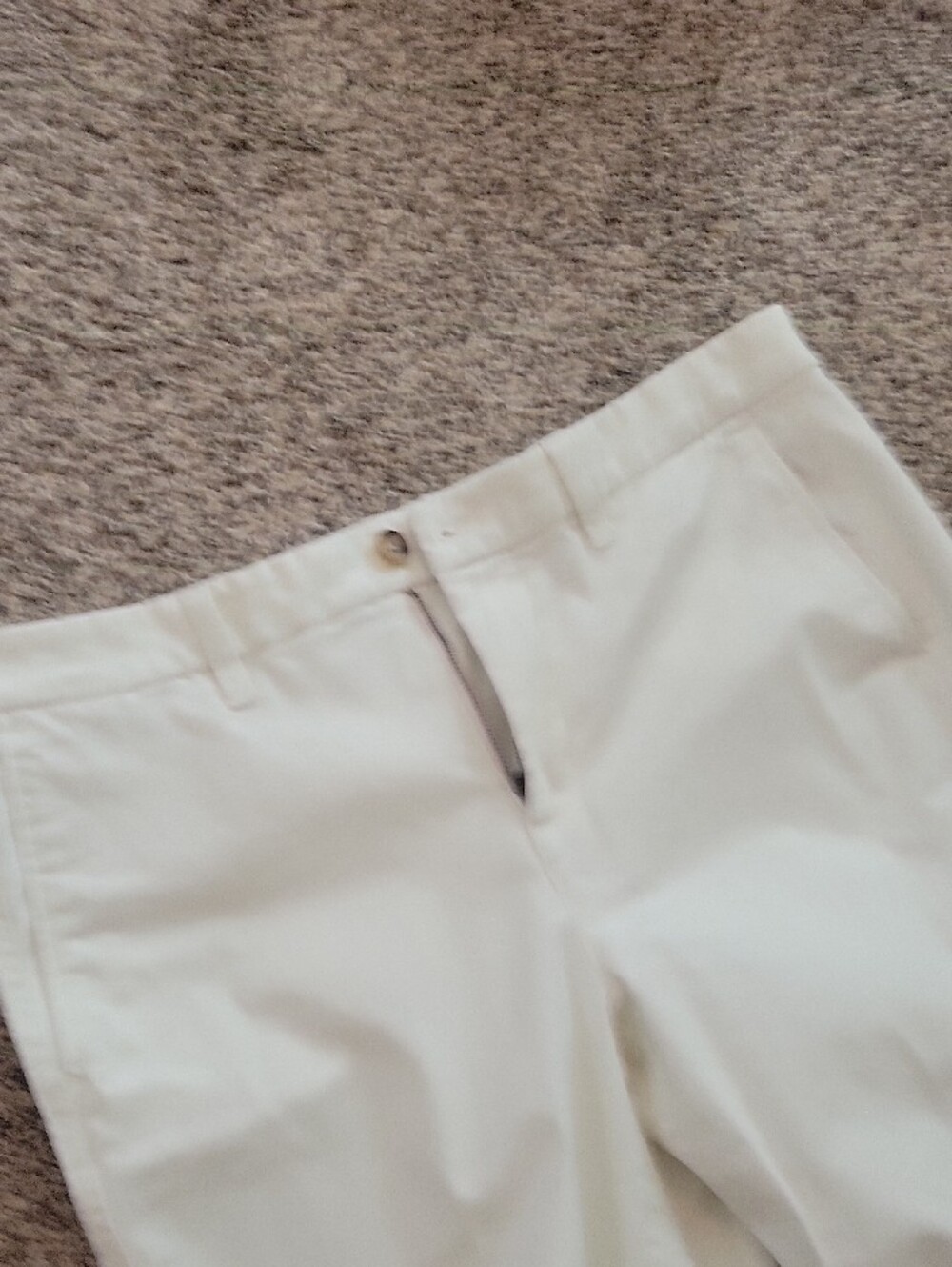 J. Crew Women's White Chinos - High-Rise Girlfriend Chino -Slim Tailored Look - Picture 3 of 7